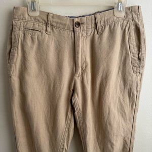 Men's Banana Republic Slim Linen Pant